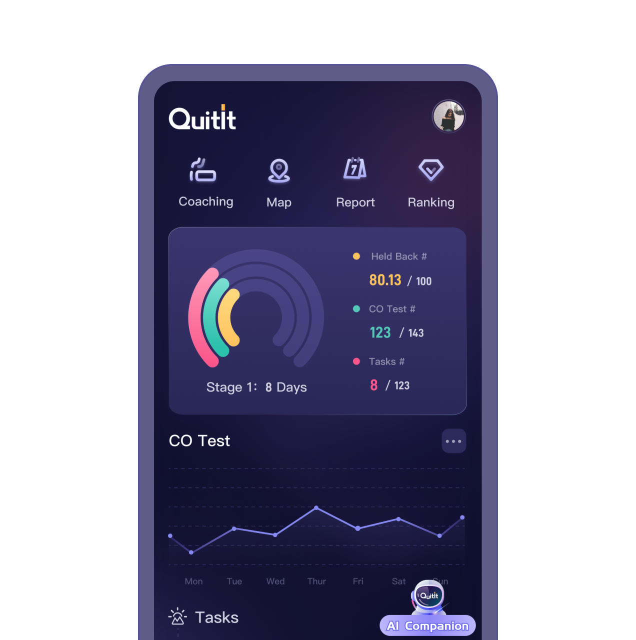 App screen